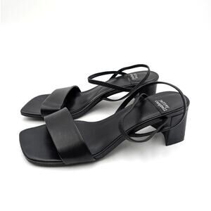 Jeffrey Campbell Adapt Slingback Heel Sandals Women's Black Size US6 EU36.5